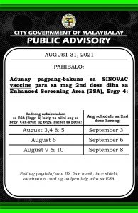 Public Advisory: Pahibalo