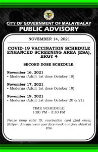 Covid-19 Vaccination Schedule
