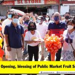 Opening, blessing of Public Market Fruit Section